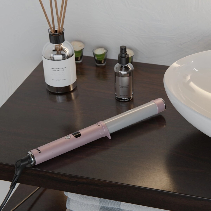 TESLA Smart - Fer à boucler avec écran LED 55W/230V