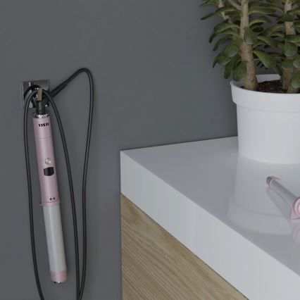 TESLA Smart - Fer à boucler avec écran LED 55W/230V