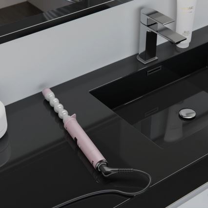 TESLA Smart - Fer à boucler avec écran LED 55W/230V