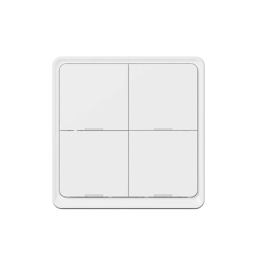 TESLA Smart - Interrupteur domestique sans fil connecté 4P 1xCR2430 ZigBee