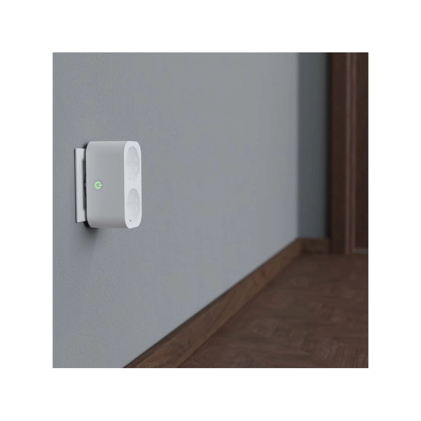 TESLA Smart - Multiprise connectée 2x16A/230V Type F Wi-Fi Tuya