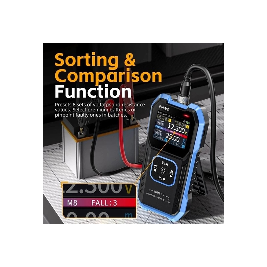 Testeur de batteries 100 V 1000 mAh