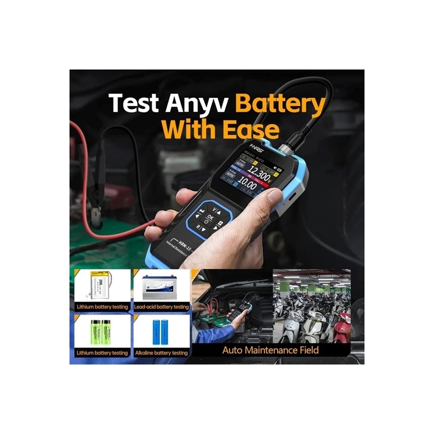 Testeur de batteries 100 V 1000 mAh
