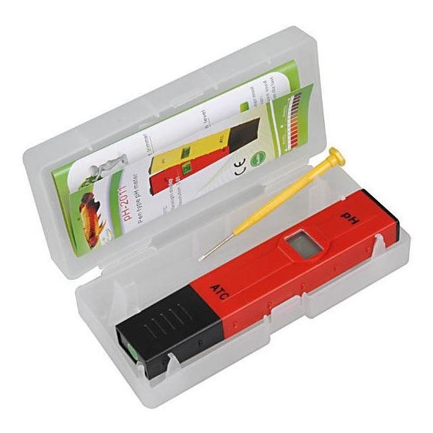 Testeur de pH avec solution d'étalonnage PH-2011 4xLR44