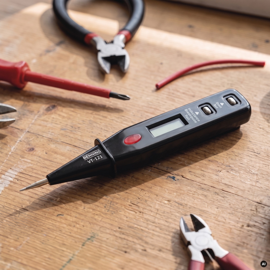 Testeur de tension VT-121 12-250V noir