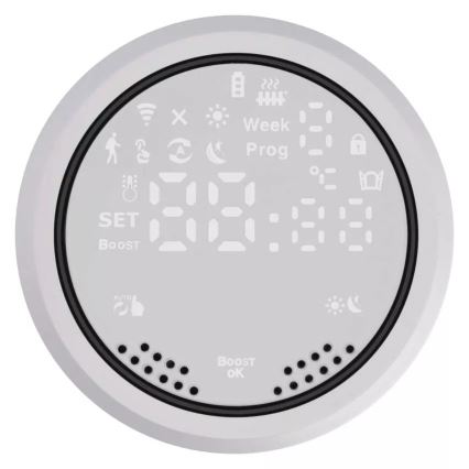 Tête thermostatique connectée avec écran LCD GoSmart M30x1,5 2xAA/1,5V Tuya