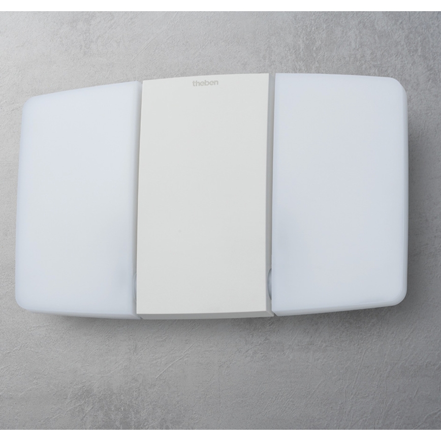 theben - LED Projecteur mural 2xLED/10W/230V blanc IP55