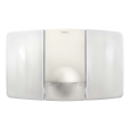 theben - Projecteur mural LED avec détecteur 2xLED/10W/230V blanc IP55
