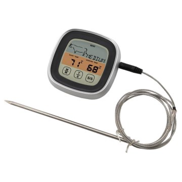 Thermomètre De Cuisine Digital Avec Sonde : écran Tactile LCD, Jusqu’à 250°C – Browin