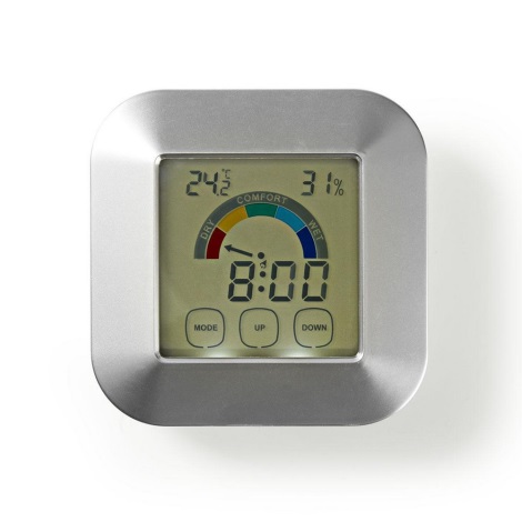 Thermomètre avec hygromètre et minuterie 2xAAA
