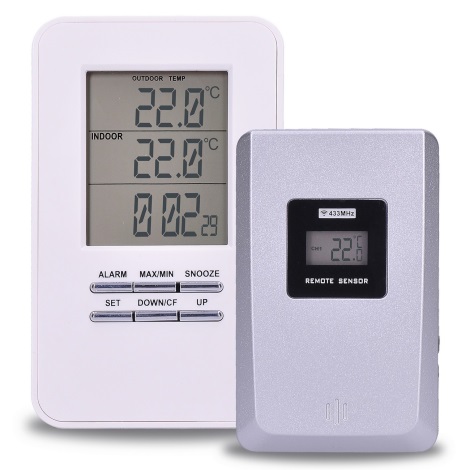 Solight TE44 - Thermomètre digital avec détecteur 2xAAA