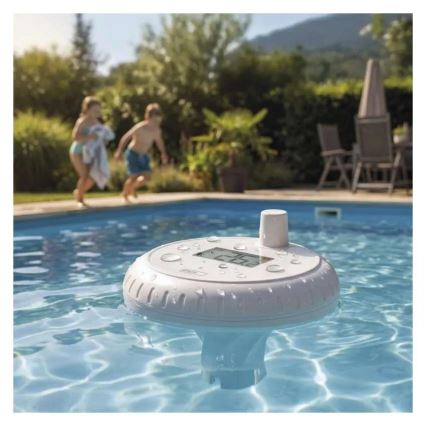 Thermomètre flottant sans fil pour piscine 2xAA