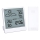 Thermomètre numérique 5V/2xAAA + 2xAAA blanc