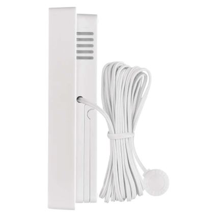 Thermomètre numérique avec hygromètre, 2x AAA, blanc