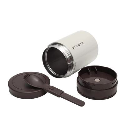 Thermos isotherme pour aliments et boissons WAVE 0,5 l blanc