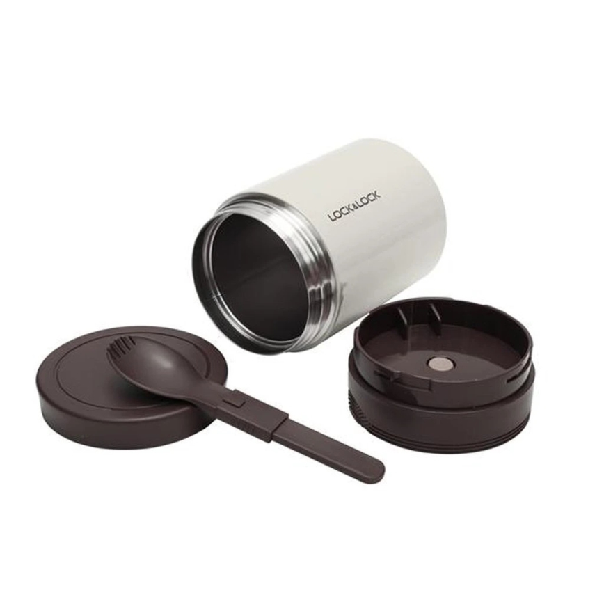 Thermos isotherme pour aliments et boissons WAVE 0,5 l blanc