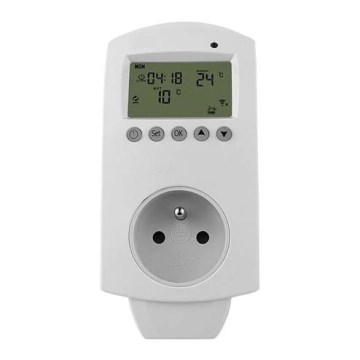 Thermostat avec prise 230 V Wi‑Fi compatible Tuya