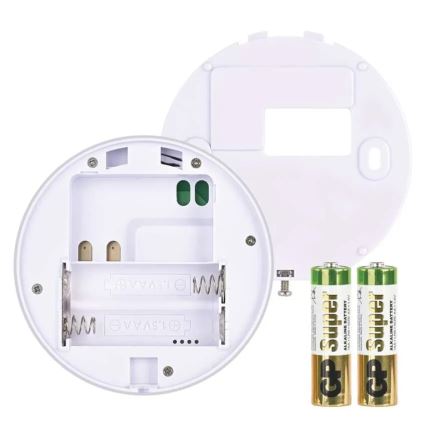 Thermostat d'ambiance manuel sans fil 230 V/16 A, 2x AA, blanc