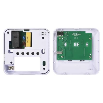 Thermostat d'ambiance manuel sans fil 230 V/16 A, 2x AA, blanc