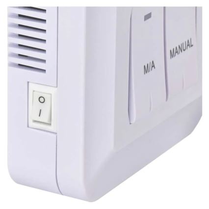 Thermostat d'ambiance manuel sans fil 230 V/16 A, 2x AA, blanc