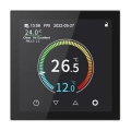Thermostat encastrable 230 V noir Wi‑Fi Tuya