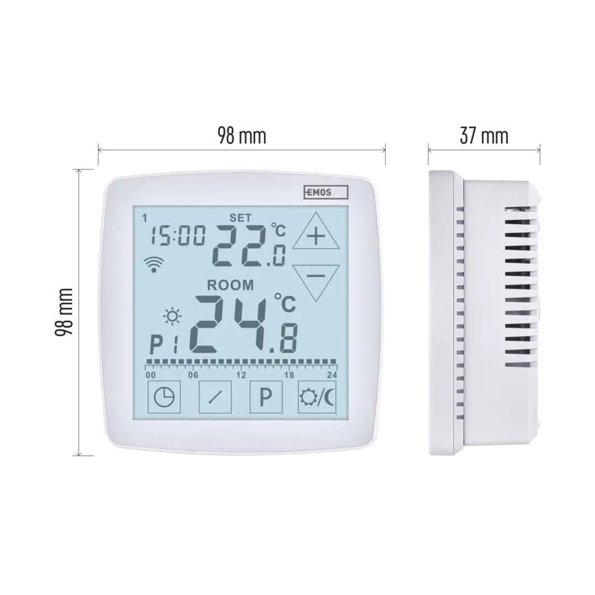 Thermostat numérique GoSmart 230V/16A Wi-Fi