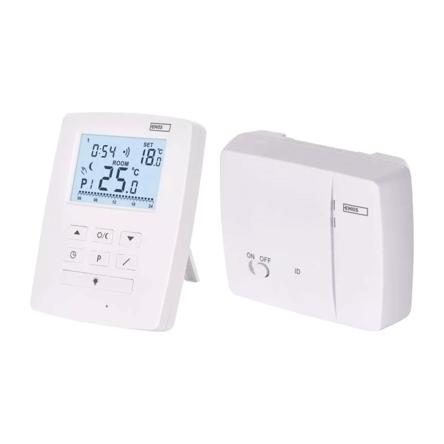 Thermostat programmable 230V+2xAA
