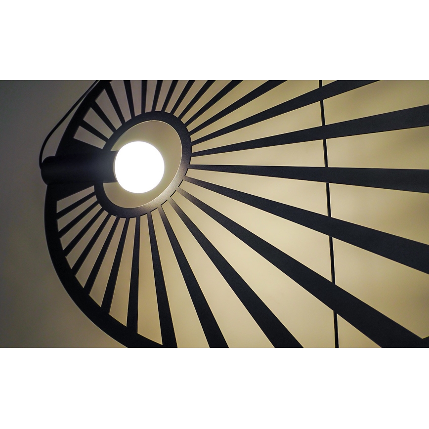 Thoro TH.001 - Suspension avec fil LEHDET 1xE27/60W/230V noir