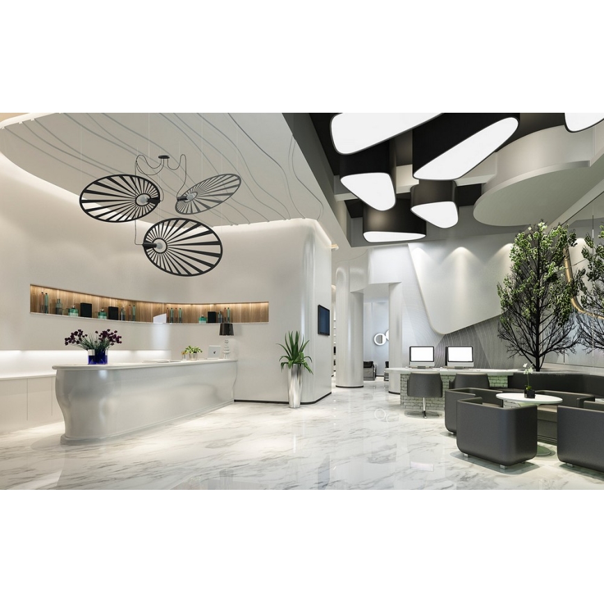 Thoro TH.001 - Suspension avec fil LEHDET 1xE27/60W/230V noir