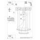 Thoro TH.176 - Suspension filaire LED RIO LED/80W/230V CRI90 3000K blanc