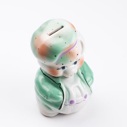 Tirelire turquoise
