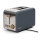 Toaster avec deux compartiments 900W/230V inoxydable acier/gris