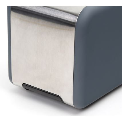 Toaster avec deux compartiments 900W/230V inoxydable acier/gris