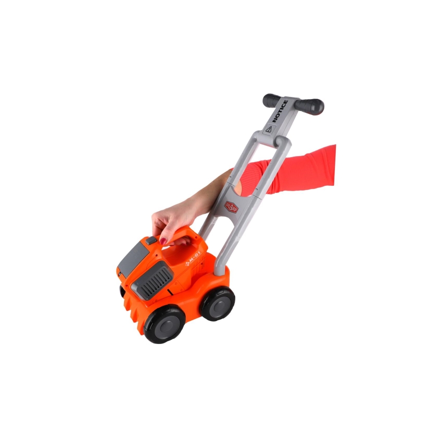 Tondeuse-jouet avec générateur de bulles et éclairage, alimentée par 4 piles AA