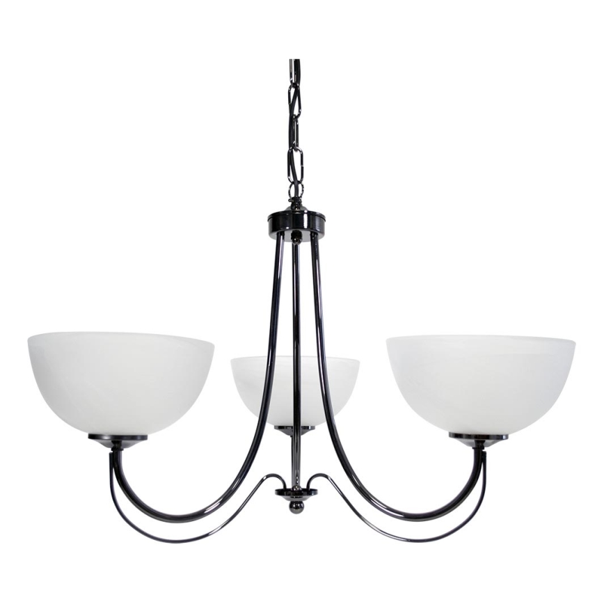 Top Light 80/3/2/Č-Cr - Suspension sur chaîne MURANO 3xE14/60W/230V