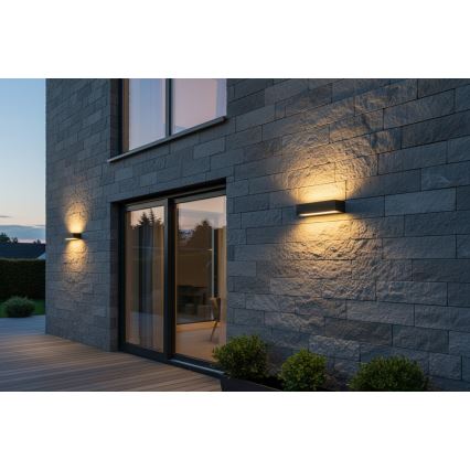 Top Light - Applique murale d'extérieur LED IMOLA LED/10W/230V 3000/4000/6000K IP54 17 cm noir
