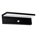 Top Light - Applique murale extérieure LED avec détecteur de mouvement ELON XL LED/16W/230V 3000/4000/6000K IP54 noire