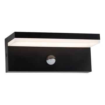 Top Light - Applique murale LED d'extérieur avec détecteur de mouvement ELON LED/10W/230V 3000/4000/6000K IP54 noire