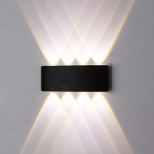 Top Light - Applique murale LED extérieure LED/8W/230V IP44 4000K noir