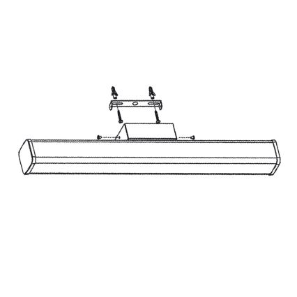 Top Light - Éclairage de miroir salle de bain MADEIRA LED/8W/230V 40 cm IP44