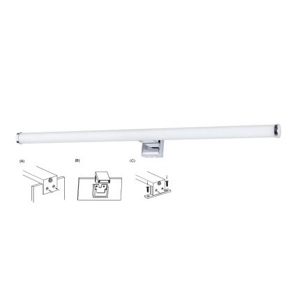 Top Light - Éclairage de miroir salle de bain OREGON LED/9W/230V 60 cm IP44