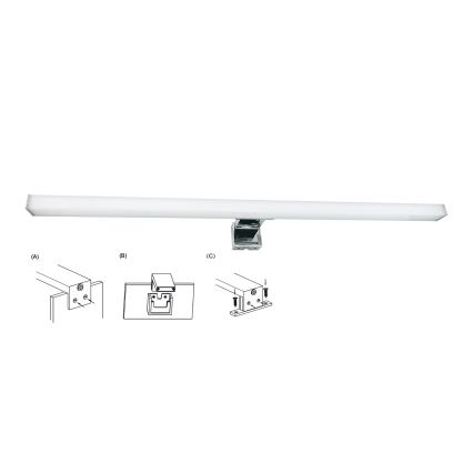 Top Light - Éclairage de miroir salle de bain OREGON LED/9W/230V 60 cm IP44