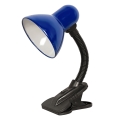 Top Light - Lampe à pince 1xE27/60W/230V bleu