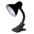 Top Light - Lampe à pince 1xE27/60W/230V noir