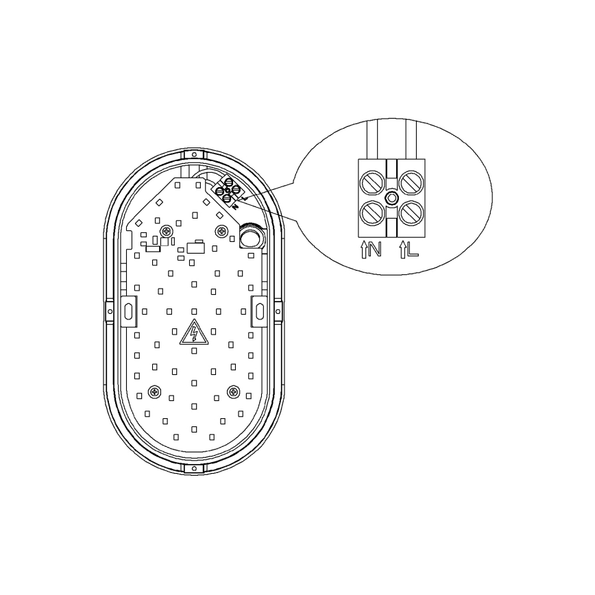 Top Light - LED Applique extérieure avec capteur de mouvement et crépusculaire BARI LED/15W/230V 4000K IP54