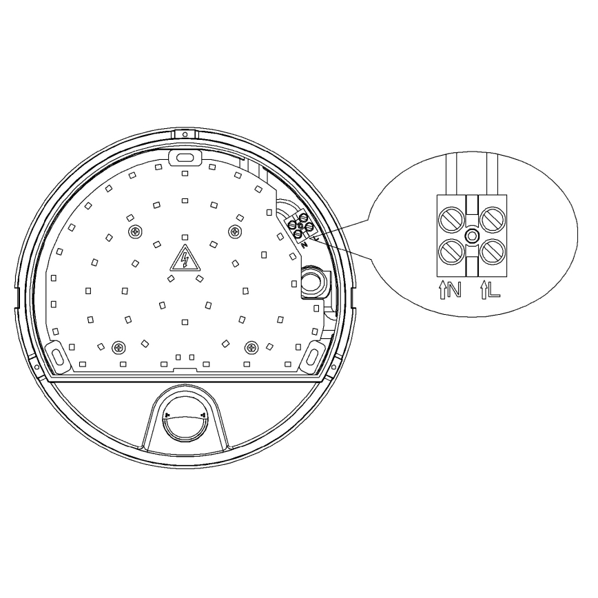 Top Light - LED Applique extérieure avec capteur de mouvement et de crépuscule BARI LED/15W/230V 4000K IP54