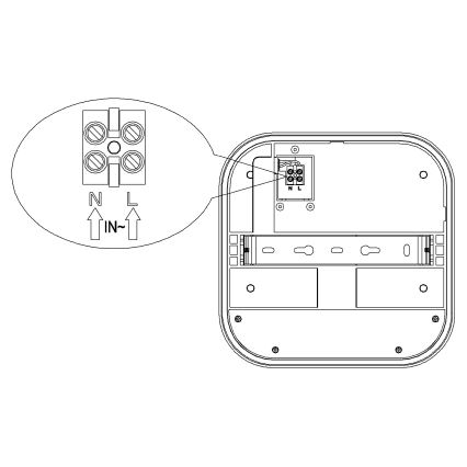 Top Light - LED Applique extérieure avec capteur de mouvement et de crépuscule BARI LED/20W/230V 4000K IP65