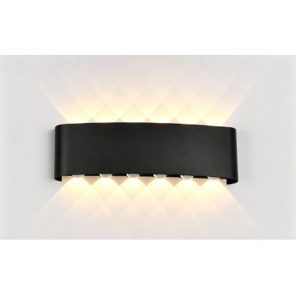 Top Light - applique murale d'extérieur LED RAY LED/10W/230V 3000/4000/6500K IP54 noire
