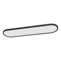 Top Light - LED dimmable luminaire de plafond à montage en surface/suspension OVAL LED/36W/230V 3000-6500K noir + télécommande