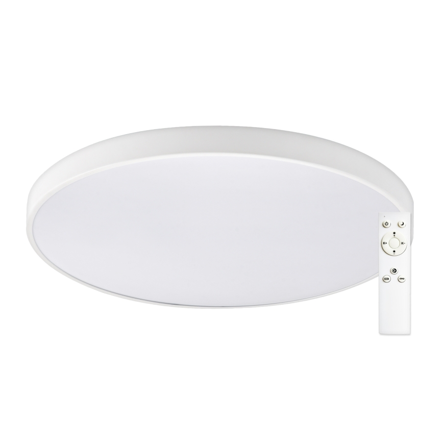 Top Light - Plafonnier LED dimmable pour salle de bains PETAL LED/60W/230V 3000-6500K IP44 Ø 59 cm blanc + télécommande